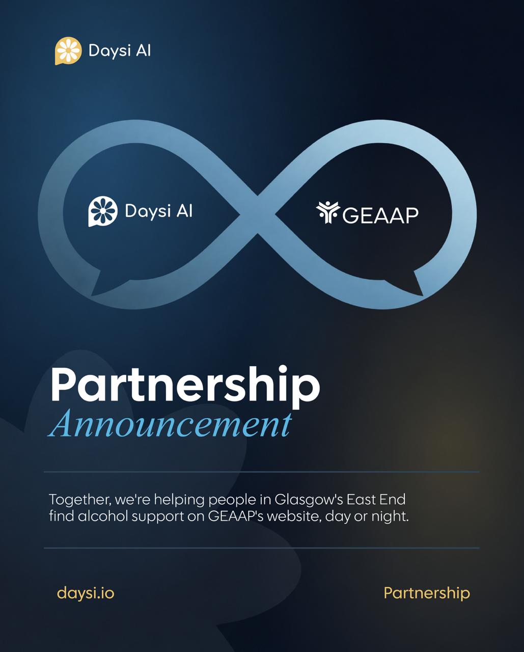 Daysi AI and GEAAP partnership announcement